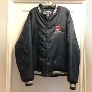 Cleveland Indians winter bomber jacket L